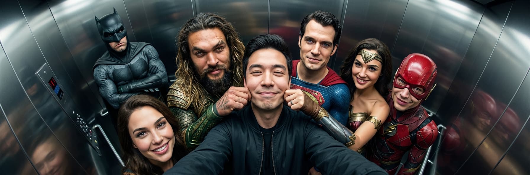 با بازیگران دی‌سی کامیکس